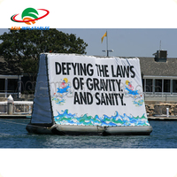 Publicité extérieure, panneau d'affichage gonflable flottant sur l'eau, panneau d'affichage gonflable flottant sur l'eau