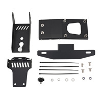 Support de plaque d'immatriculation à dégagement rapide en fer noir J-20 compatible avec Surron Ultra Bee Light Bee Moto électrique tout-terrain