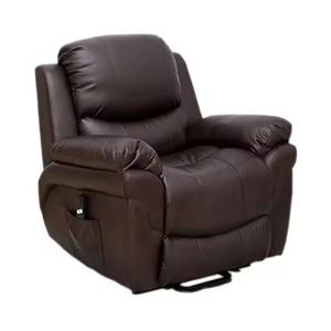 <span class=keywords><strong>Fauteuil</strong></span> de Salon Inclinable Électrique en Cuir avec Coussinets de Massage et Cadre de Lit Réglable – Ensemble Canapé et Chaise de Loisirs - Product Image 6