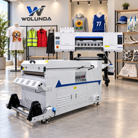 Machine d'impression numérique Wulunda, imprimante à film de transfert DTF pour animaux de compagnie avec secoueur de poudre, sécheur, filtre à air