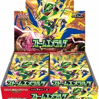 Version japonaise authentique originale PTCG Poke Moned M6 Storm Emeralda Booster Box entièrement scellée, cartes rares Terastal en papier
