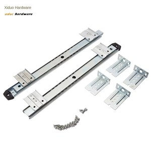 Glissières de tiroir de bureau en fer moderne <span class=keywords><strong>pour</strong></span> clavier, idéales <span class=keywords><strong>pour</strong></span> cuisine, chambre, salle de bain et bureau à domicile - Product Image 1