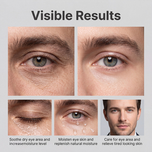 10 Paires de Patchs Hydratants Avancés pour les <span class=keywords><strong>Yeux</strong></span> Hommes Anti-Rides Lissants Raffermissants avec Logo Personnalisé Marque Privée - Product Image 3