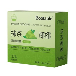 <span class=keywords><strong>Barre</strong></span> <span class=keywords><strong>protéinée</strong></span> au goût de noix de coco et matcha - 37% de protéines NRV, sans graisses trans, goût matcha rafraîchissant, <span class=keywords><strong>barre</strong></span> fitness traitée à froid - Product Image 1