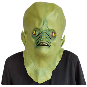 Masques d'horreur en latex pour Halloween, masques de démon <span class=keywords><strong>exorciste</strong></span> à visage complet, masques de fête de Noël - Product Image 6