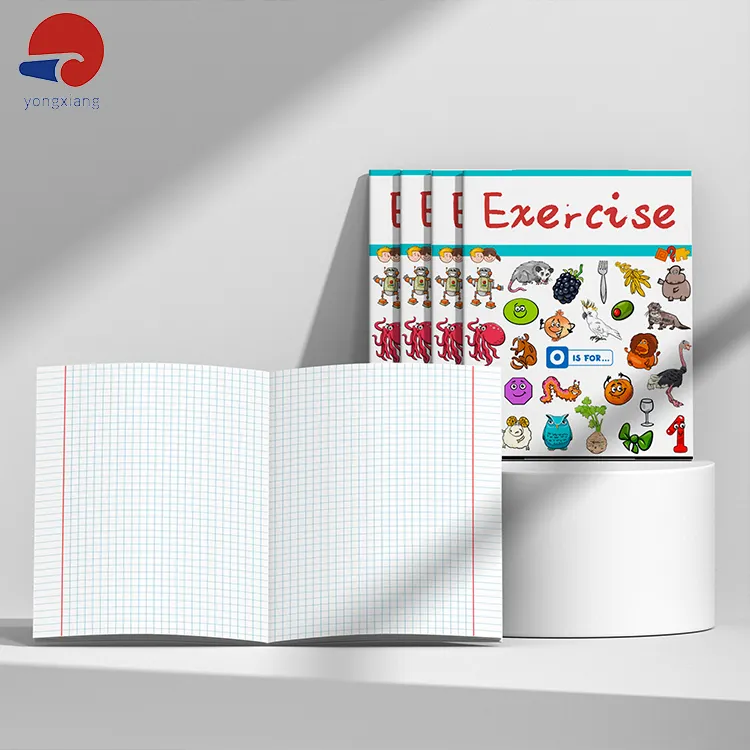 Cuadernos de escuela primaria baratos, cuaderno de reglas de línea única, 100 páginas, libro de ejercicios escolares