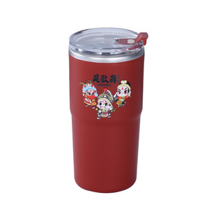Yinggedance Stainless Steel Tumbler 620ml <b>Insulated</b> <b>Cup</b> With Straw For Travel And Daily Use - Product Image 5