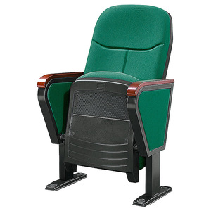 Asiento de cine Henmei HM-8805 con estructura metálica y reposabrazos para uso en teatros, auditorios y aulas. - Product Image 4