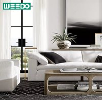 Ensemble de canapés modulaires en tissu personnalisable, meubles de salon écologiques, canapé sectionnel moderne en bois artisanal pour club et hôtel
