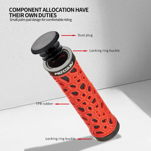Manillar de Bicicleta con Doble Bloqueo, Empuñadura de Goma, Apto para Bicicleta Plegable, Bicicleta de Playa, Scooter - Product Image 3