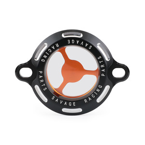 Protection de bouchon de filtre à huile de moteur de moto pour <span class=keywords><strong>KTM</strong></span> 690 990 Duke Adventure - Garde de filtre à huile en aluminium CNC - Product Image 1