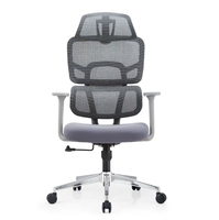 Chaise de bureau ergonomique en tissu de luxe pour PDG, fabricant et grossiste, chaise de bureau pour employés et dirigeants