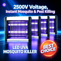 Piège à insectes LED UV d'intérieur JZ, en ABS, écologique, anti-moustiques et anti-mouches, électrique et rechargeable