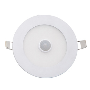 Luz de techo <span class=keywords><strong>LED</strong></span> 6W 9W 12W 15W 18W 20W 24W <span class=keywords><strong>Sensor</strong></span> de movimiento PIR <span class=keywords><strong>Panel</strong></span> <span class=keywords><strong>LED</strong></span> ultrafino Downlights 3W 6500K - Product Image 1