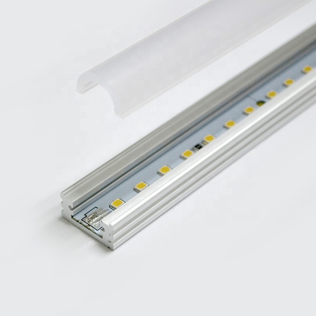 New Recessed Aluminium LED Strips Holder Diffuser Mounting Extrusion SMD2835 Strip Light LED Channel 4W/ft 12V/24VDC Factory