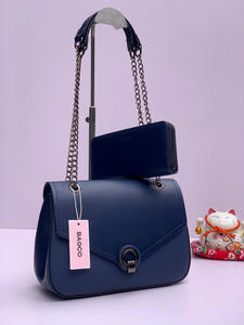 Sacs à bandoulière pour femmes, mode, deux sangles, fermeture éclair, grande capacité, blanc, cuir PU souple - Product Image 3