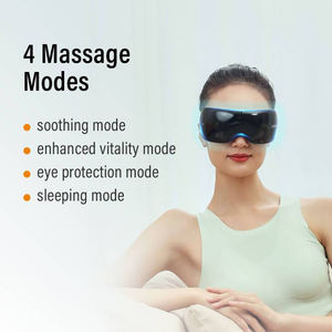 Masajeador eléctrico inteligente recargable plegable de 4 modos de terapia de música calentada presión de aire compresión de calor máscara de ojos - Product Image 2