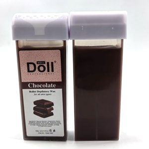 <span class=keywords><strong>Cera</strong></span> Depilatoria en Roll-on de Chocolate de 100g, Cartucho de <span class=keywords><strong>Cera</strong></span> Caliente para Depilación - Product Image 1