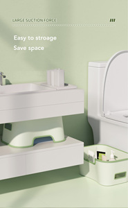 Marchepied pour tout-petits, marchepied antidérapant robuste pour toilettes, marchepied d'apprentissage de la propreté pour enfants, salle de bain et évier - Product Image 5