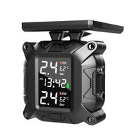 Système de surveillance de la pression des pneus de moto Porcsi, surveillance en temps réel, écran LCD, autonomie de la batterie de 3 ans, capteurs internes pour 2 roues