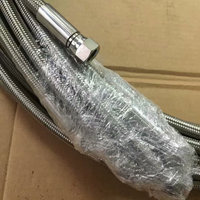 Tuyau hélicoïdal de qualité alimentaire, tube PTFE haute température, résistant aux hautes températures, tuyau tressé PTFE JIC 1/4 pouce