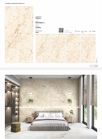 Azulejos de Porcelana de 800x1600mm con Diseño de Ladrillo Refractario para Pisos y Paredes, Ideales para Exteriores, Baños, Vestíbulos, Villas y Supermercados