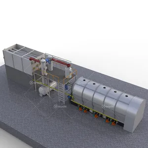 Volautomatische Pyrolyse-Installatie Voor Pyrolysemachines Voor Continu Afval