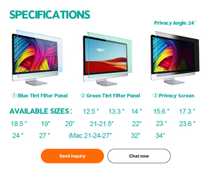 Hot bán sự riêng tư 27inch Màn hình máy tính bảo vệ phim chống nhìn trộm màn hình bảo vệ cho chơi game Màn hình máy tính để bàn phim - Product Image 3