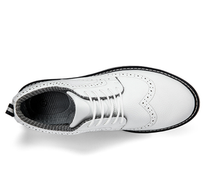 Nuevos Modelos 2026 Zapatos de Golf para Hombre con Tacos Talla Grande 47 Clásicos de Cuero Genuino con Forro de Malla Oxford para Invierno y Verano ¡Gran Oferta! - Product Image 5