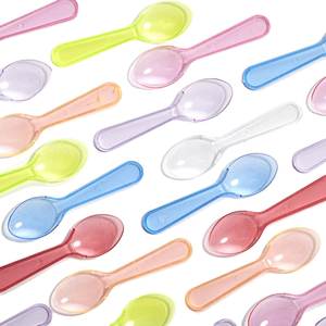 ช้อนชิมอาหารทำจากพลาสติกแบบใช้แล้วทิ้งช้อนชิมขนาดเล็กทนทานเป็นพิเศษ - Product Image 1