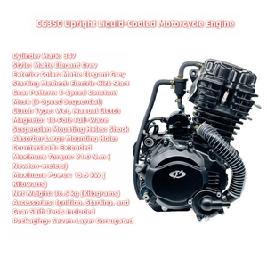 Moteur de scooter CG350 refroidi par liquide, moteur de moto, tricycle, motores de moto - Product Image 1