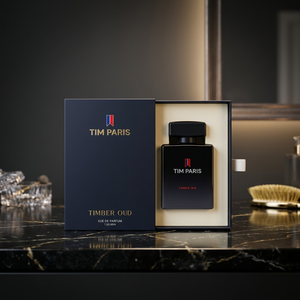 น้ำหอม TIM Paris Timber Oud Eau De Parfum 100 มล. กลิ่นหอมแนววู้ดดี้ น้ำหอมพรีเมียมสำหรับผู้ชาย คอลเลคชั่นน้ำหอมสุดหรู - Product Image 1