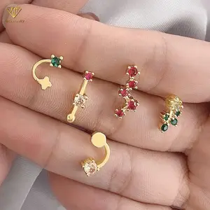 factory wholesale high quality classy earrings gold plated 18k jewelry korea simple earrings for girls