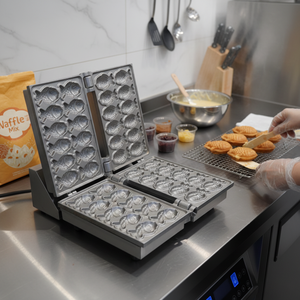 New CookTech Compact Fish Shaped Cake Machine Automatic Hotteok Baker Stainless Steel SUS304 Touch <b>Control</b> Digital Smart <b>Control</b> - Product Image 3