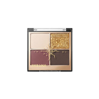 Palette de fards à paupières en poudre métallique personnalisée à 4 teintes, résistante à l'eau, haute pigmentation, fini mat, tons neutres terre