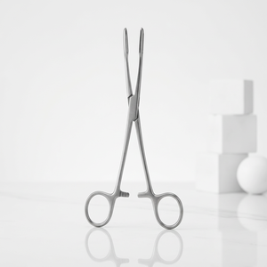 Maier Chirurgische Zange 25 cm 10 Zoll Modell 10.14.25 /10.14.26 mit gezahnten Schaufeln für den Einsatz in der Allgemeinchirurgie im Krankenhaus. - Product Image 2