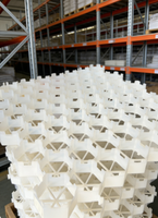 Grilles de pavage en plastique pour gazon, gravier, allées, système de pavage perméable pour le stationnement