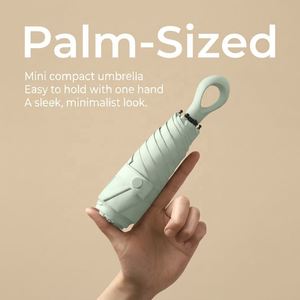 Paraguas de Sol Plegable Mini Cápsula para Mujer, Protección UV, Resistente a la Lluvia, Portátil, Personalizable para Regalos Empresariales - Product Image 2