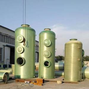 Tour de purification de gaz industrielle Shengrun SR-03 de haute qualité, traitement des gaz d'échappement, désulfuration des gaz de combustion, épurateur humide lisse - Product Image 5