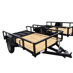 Remolque de plataforma plana de servicio pesado nuevo y usado en oferta, remolque con plataforma de carga multinivel, remolque con sistema de aseguramiento por cadena - Product Image 1
