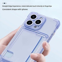 Vente en gros 2025 transparent antichoc TPU couverture de téléphone portable pour iPhone 16 Pro Max portefeuille fonctionnalité bon marché couvre