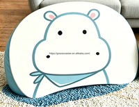 Plateau de genou en MDF personnalisé avec coussin, hauteur réglable, surface en plastique, support dorsal, couleur personnalisable et impression CMYK