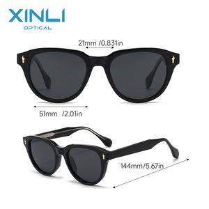 Classic Women's <b>Sunglasses</b> in Gold Plating Metal Paint Fashion Men, Recycled Plastic Glasses Protection - Product Image 2