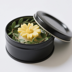 เทียนหอมขนมดอกเดซี่ทำด้วยมือเป็นมิตรกับสิ่งแวดล้อมเทียนถั่วเหลืองไม่ซ้ำใครน่ารักสำหรับใส่คัพ<span class=keywords><strong>เค้ก</strong></span> - Product Image 5