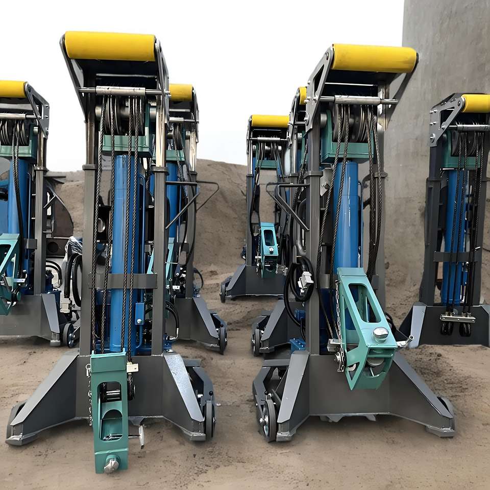 30-40 Ton Synchronous Hydraulic Lift System Shipping Containers Removable Four-Legged Design  Container Lifting System