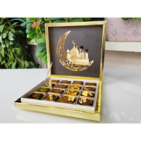 Ramadan Schokoladen box Cashew Baklava Kareem begünstigt Daten Eid Mubarak al-Adha Geschenk Schokoladen packung Urlaub Islamische Geschenk papier box