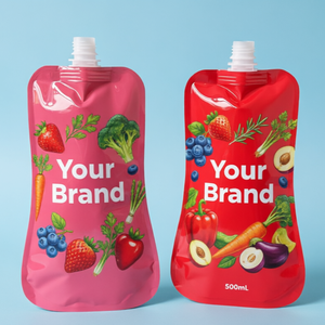 Pochettes souples personnalisées de 100 ml, 150 ml, 200 ml avec <span class=keywords><strong>bec</strong></span> <span class=keywords><strong>verseur</strong></span>, qualité alimentaire, pour assaisonnement barbecue, sauce BBQ, salade, chili, ketchup, et sauces épicées - Product Image 6