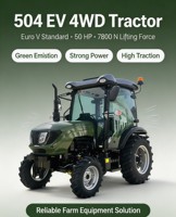 Tracteur avec capacité de levage de 7800 N, attelage trois points Cat 1 et frein à disque pour une utilisation sur le terrain sûre et précise