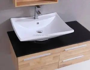 Conjunto de muebles de baño de madera maciza, armario de baño moderno