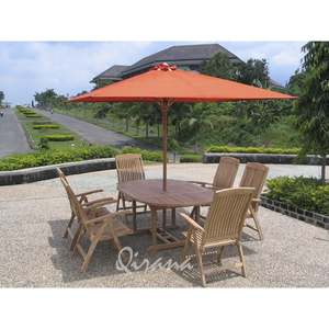 เก้าอี้ไม้สักมาร์เลย์พับได้สบายสำหรับใช้กลางแจ้งร้านอาหารโรงแรมห้องนั่งเล่นโรงพยาบาล - Product Image 3